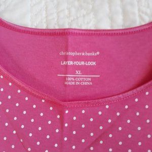 Christopher and Banks XL tank top